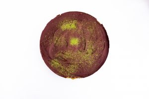 pastel de chocolate y matcha vegano marta atram