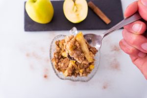 Marta Atram - recetas. crumble de manzana