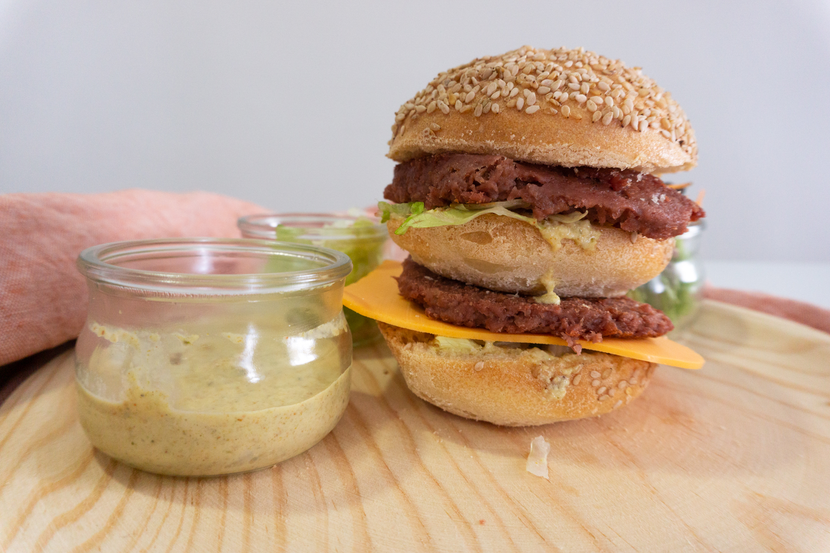 Cómo preparar un Big Mac vegano y sin gluten en casa