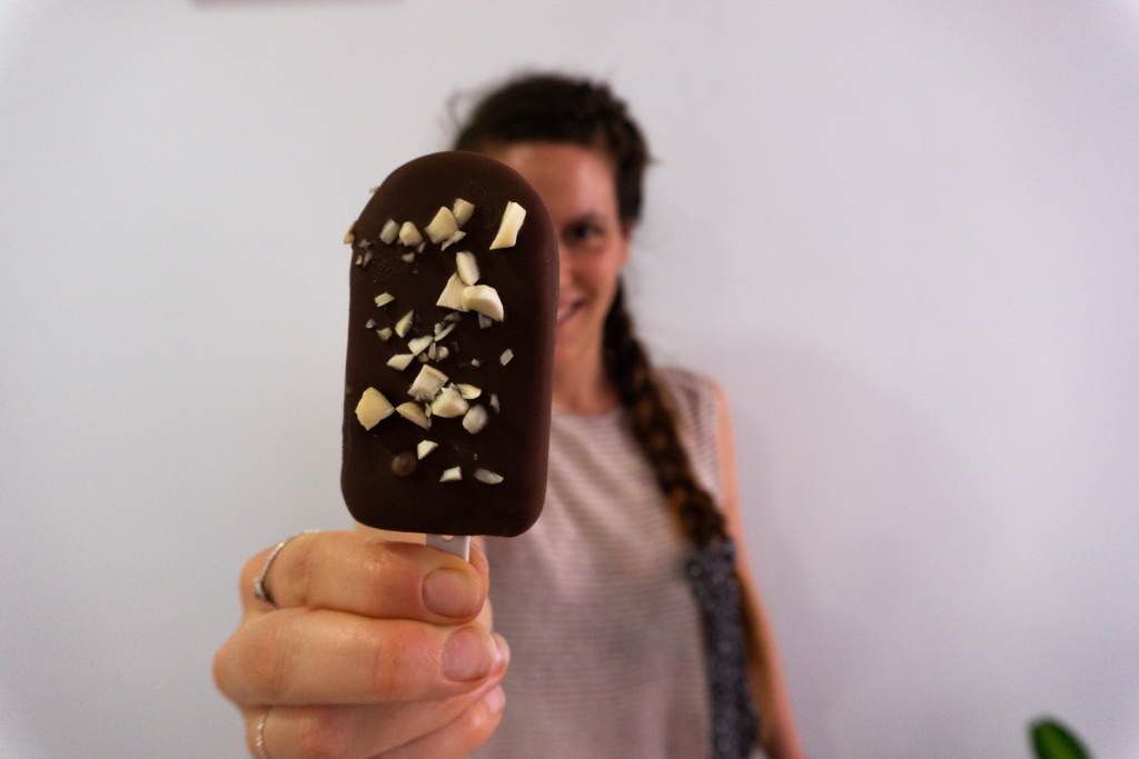 HELADO TIPO MAGNUM VGEANO Y SIN GLUTEN. MARTA ATRAM