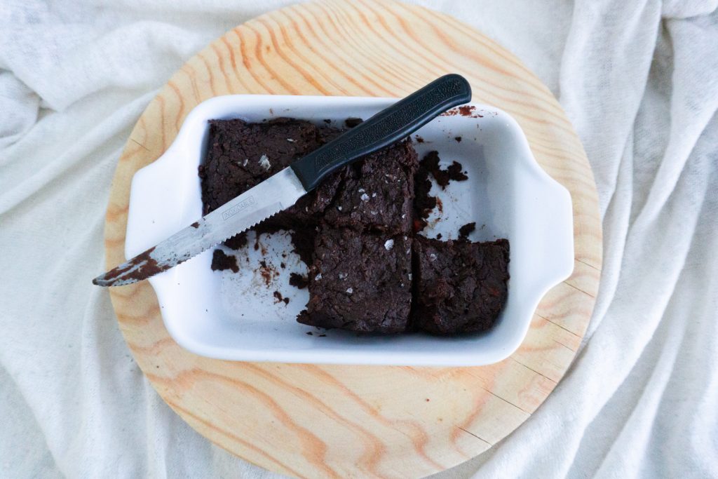 cómo preparar brownies veganos y sin gluten